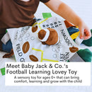 Football Sports Sensory Plush Blanket - 10x10
