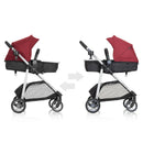 Evenflo Omni Plus Modular Travel System with LiteMax Sport Rear-Facing Infant Car Seat - Hyperion Red, 22 lb