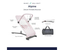 Deluxe Portable Baby Bouncer - Pink