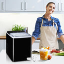 Ice Maker Machine Countertop, 44Lbs/24H Auto Self-Cleaning - Black