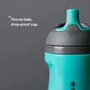 Insulated 9oz Sporty Spout Toddler Water Bottle - Green & Teal