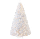 Pre-Lit Premium Hinged Artificial Christmas Tree - White
