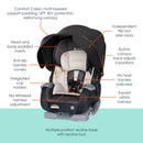 Cover Me 4-in-1 Convertible Car Seat - Madrid Tan