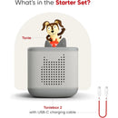 Toniebox 2 Audio Player Bundle with Playtime Puppy - Moon Gray