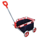 Lissi: Baby Doll Pull Cart in Navy & Red, Kids Ages 3+