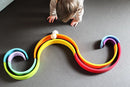Wooden Rainbow Nesting Block Set