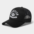 Champion Adult Phys Ed Twill Trucker Hat - Black