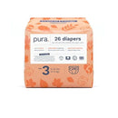 26ct Sensitive Soft Sustainable Baby Diapers Size 3