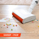 Combo Clean Sweep 02, Cordless Power Broom & Mop White