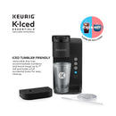 Iced and Hot Single-Serve K-Cup Pod Coffee Maker - Black