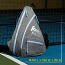Pickleball Elite Performance Sling Bag - Gray/Blue