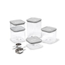Home 13pc Glass Airtight Container Set Gray