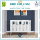 Synergy White 5-in-1 Convertible Crib