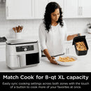 6-in-1 Air Fryer with DualZone Technology - White