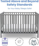 Heartland 4-in-1 Convertible Crib - Gray
