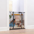 Extra Tall Wide Baby Gate - Black