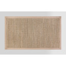 34" x 20" Textured Pet Kitchen Rug Brown