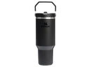 40 oz Stainless Steel Ice Flow Flip Straw Tumbler Black 2.0