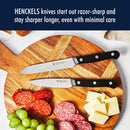 Self-Sharpening Knife Block Set - Black