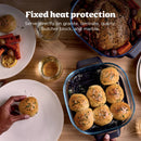 6-Quart and 2.5-Quart Countertop Air Fryer - Non-Toxic Glass