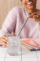 Reusable Stainless Steel Water Filter Straws - 3 Pack