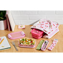 Ello Plastic Lunch Stack Food Storage Container Pink