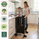 EZ Fold 'N Grow Learning Toddler Tower - Charcoal & Natural