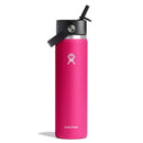 Hydro Flask 24oz Wide Mouth Flex Straw Water Bottle Zinnia