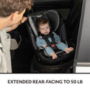 Revolve 360 Slim 2-in-1 Rotational Convertible Car Seat - Canton Black