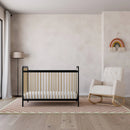 Pasadena 3-in-1 Convertible Crib - Black/Driftwood