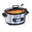 6qt Slow Cooker - Silver