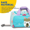 Kids Travel Duffle Bag with Wheels - Llama
