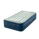 Elevated Pillow Rest Twin Air Mattress - Off-White/Blue