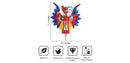 Ototo Holiday Gift Silicone and Steel Pinot Parrot Wine Opener