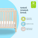 Colby 4-in-1 Low-Profile Convertible Crib - Washed Natural
