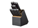 14-Piece 2-Tone Block Knife Set - Black