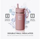 Stainless Steel Water Bottle - Cosmetic Pink - 14oz