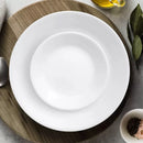 Winter Frost White 16-piece Mugless Dinnerware Set, Service for 4