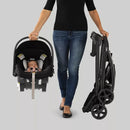 KeyFit Caddy Frame Stroller | Black/Black