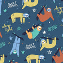 Overnight Baby Diapers - Sleepy Sloths - Size 5