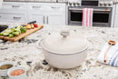 7.5qt Cast Iron Enamel Dutch Oven - Oyster