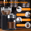 Electric Burr Coffee Grinder - For Espresso, Drip, and French Press