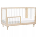 Lolly 3-in-1 Convertible Crib with Toddler Rail - Natural Wood