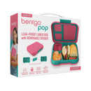 Leakproof Bento-Style Lunch Box - Bright Coral