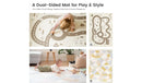 Double-Sided Baby Playmat - Urban Zoo Adventure