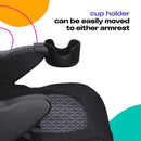 Finale 2-in-1 Toddler Booster Car Seat, Fiberwave II, Black/Grey