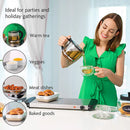 Electric Warming Tray - Silver