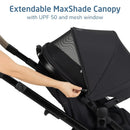 Zelia Pro 5-in-1 Travel System with Mico Pro Infant Car Seat - Caspian Caviar