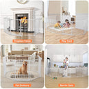 198" Baby Gate Extra Wide Gate White
