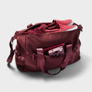 Faux Neoprene Weekender Bag - Maroon